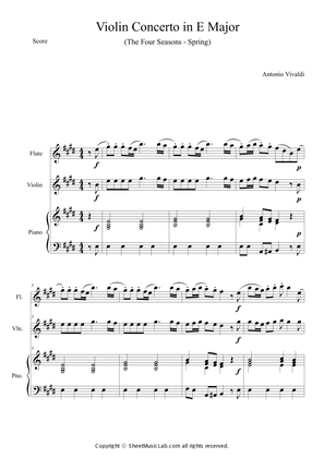 Book cover for The Four Seasons - Spring (1st Movement) Short Version