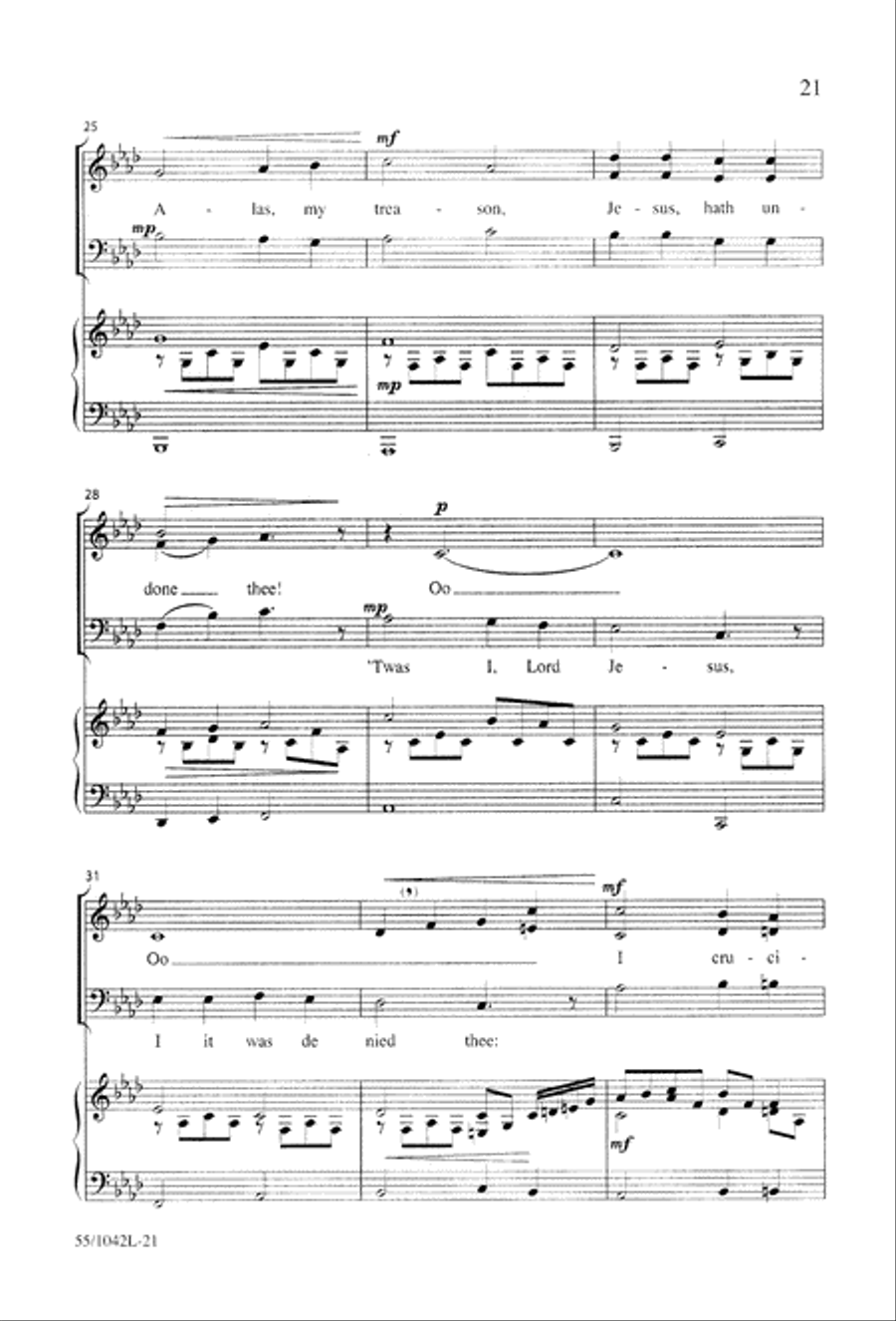 No Greater Love 3-Part scores gallery preview page 23