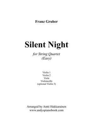 Book cover for Silent Night - String Quartet (Easy)