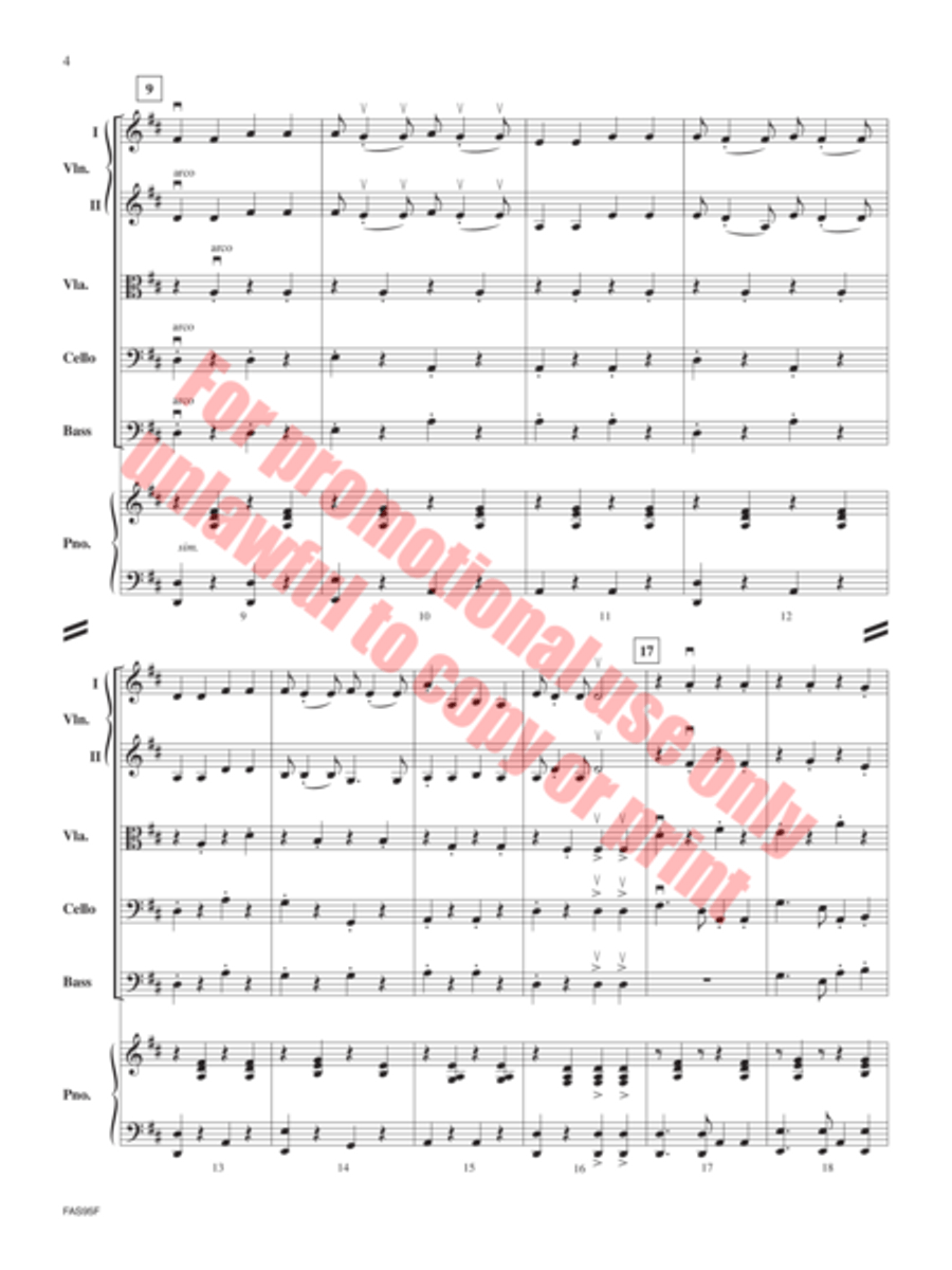 Stamp and Dance String Orchestra scores gallery preview page 5