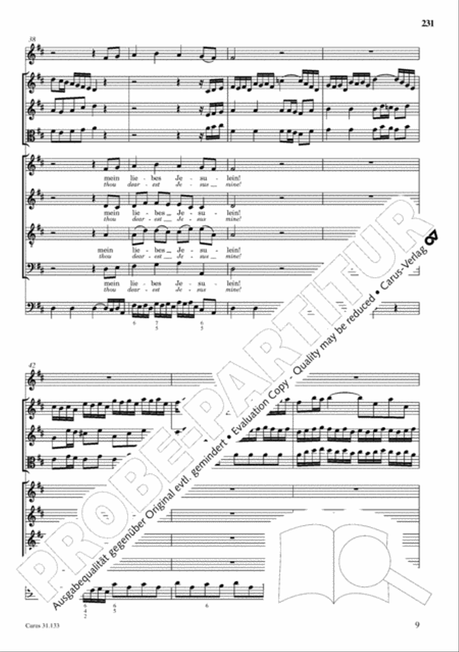 The Complete Sacred Vocal Works (Das geistliche Vokalwerk) Voice scores gallery preview page 232