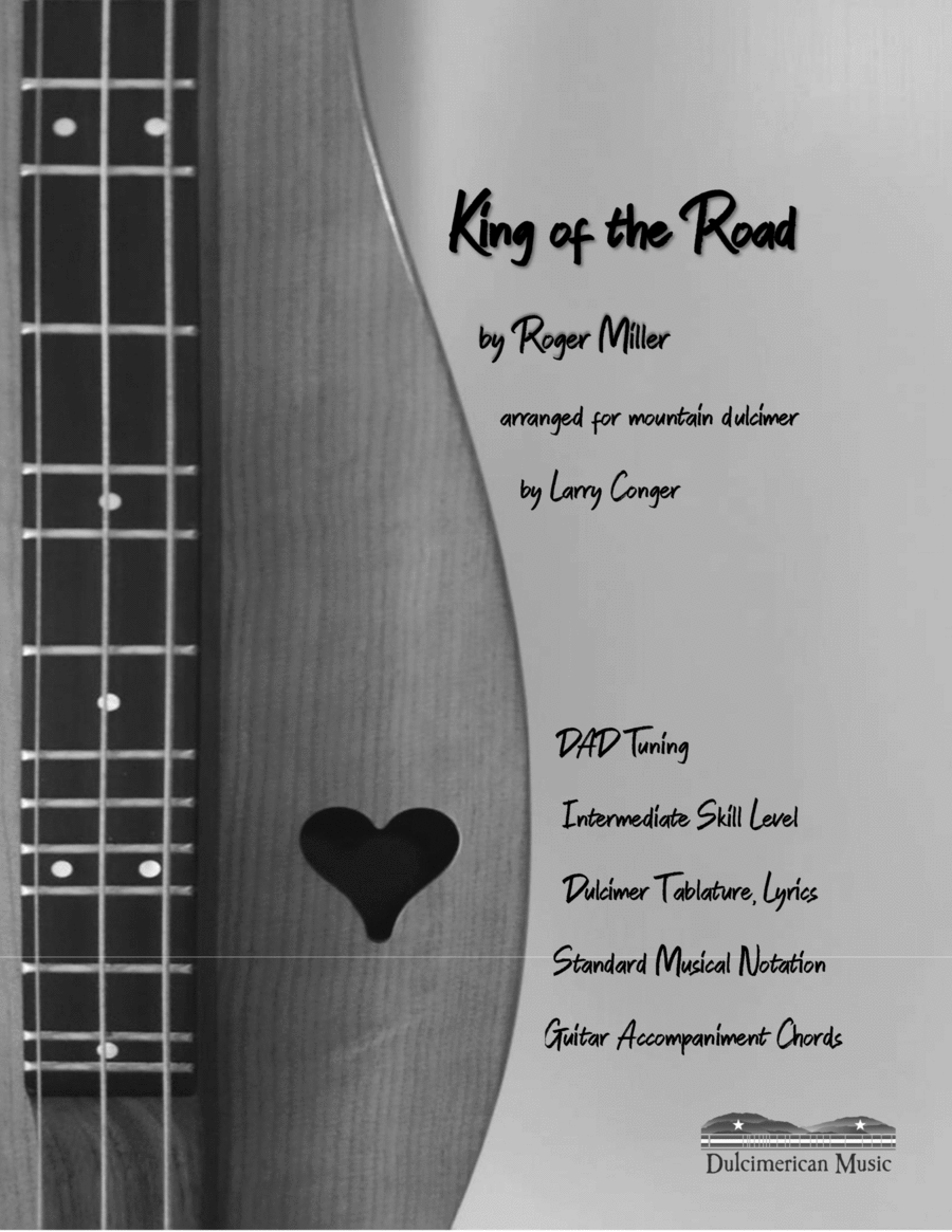 King Of The Road Dulcimer scores gallery preview page 1