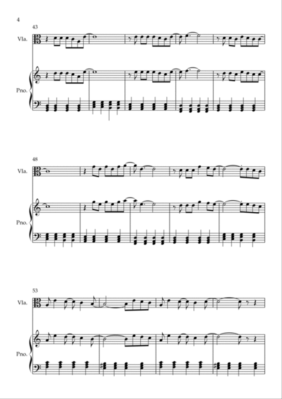 Flowers Violin Solo scores gallery preview page 4