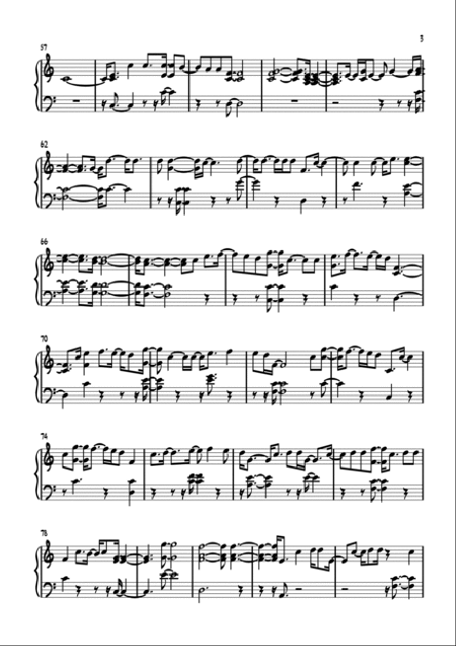 Run To The Father Piano Solo scores gallery preview page 3