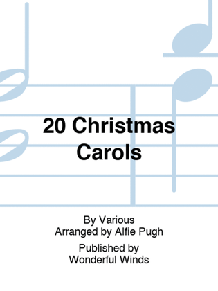 Book cover for 20 Christmas Carols