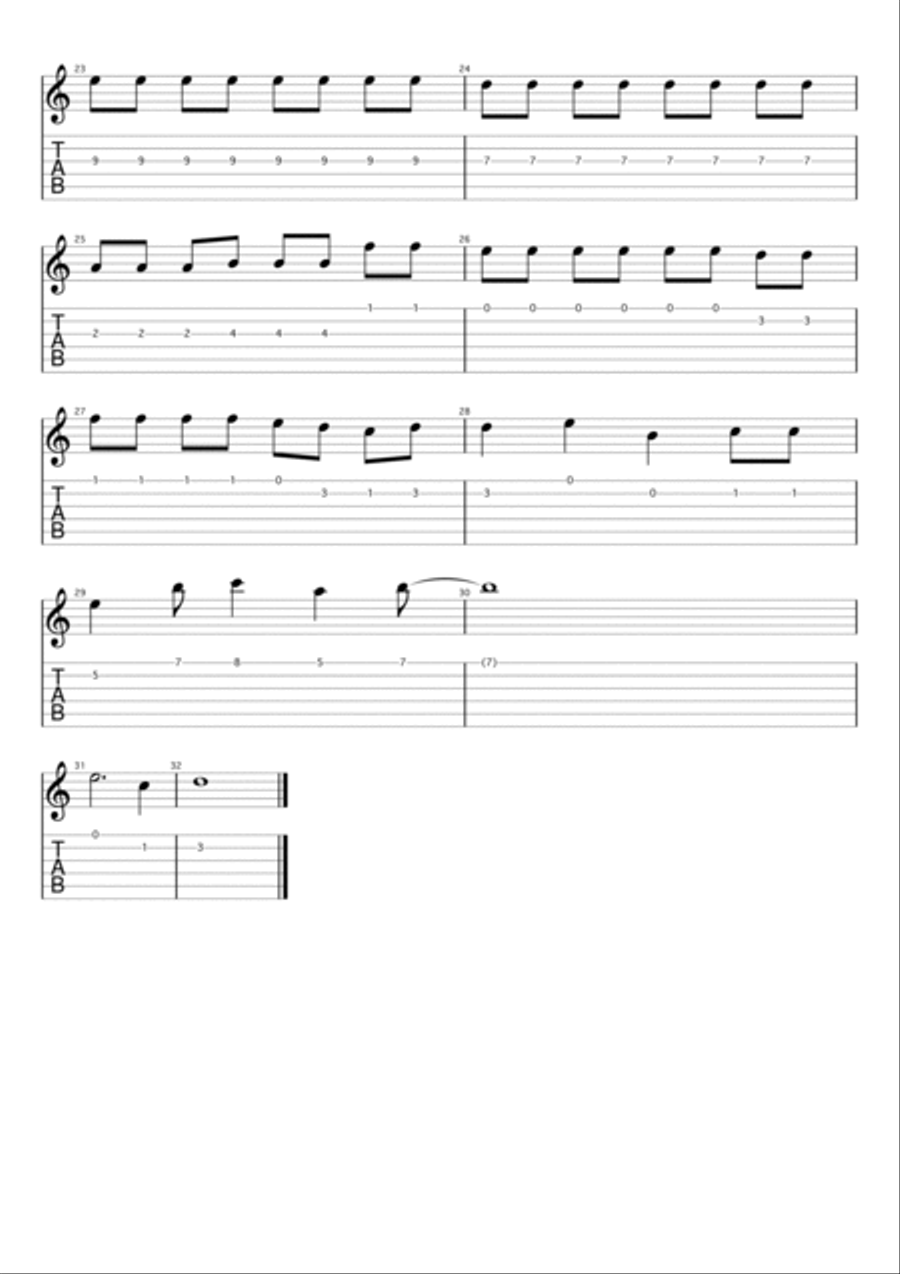 Missing You Missing You Acoustic Guitar scores gallery preview page 3