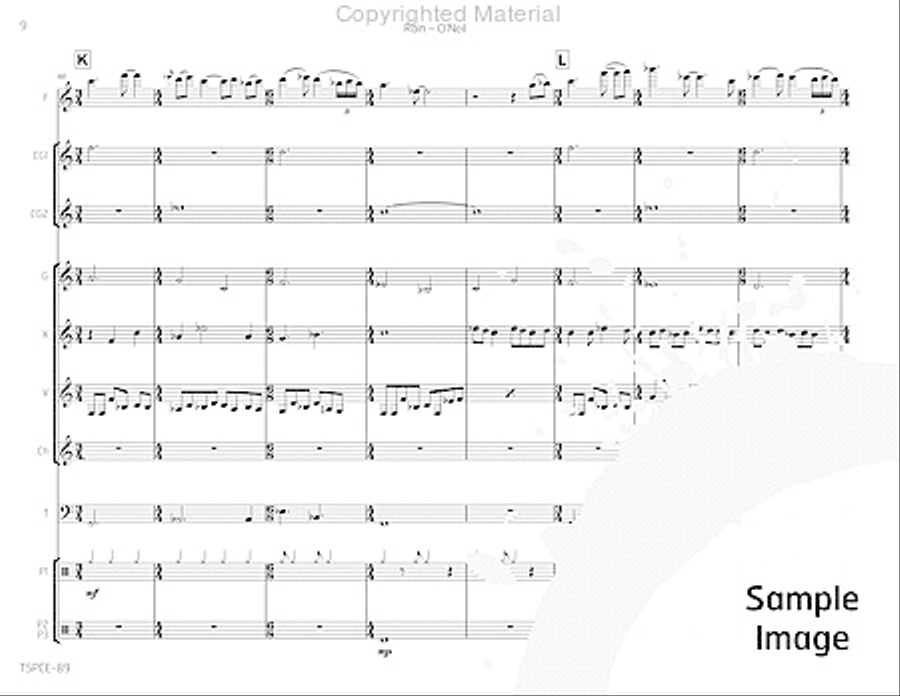 Rain Rain Percussion Ensemble scores gallery preview page 13