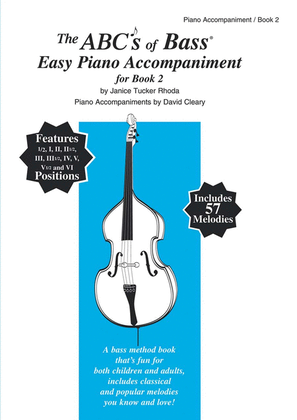 The ABC's of Bass Book 2 - Piano Accompaniment