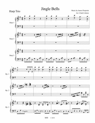 Jingle Bells (Harp Trio)