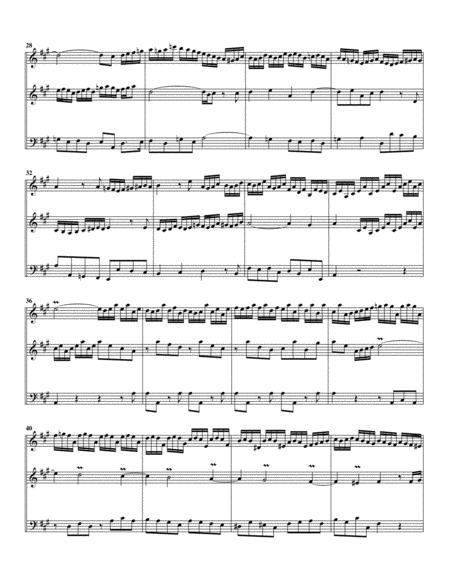 Trio super: Allein Gott in der Höh sei Ehr BWV 664 (arrangement for 2 violins and violoncello)