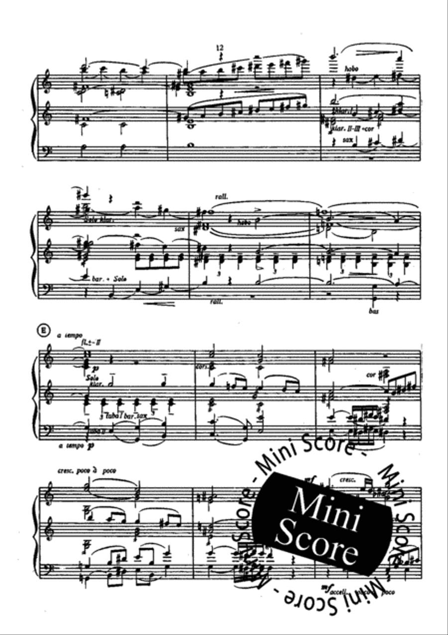 Cyrano de Bergerac Concert Band scores gallery preview page 16