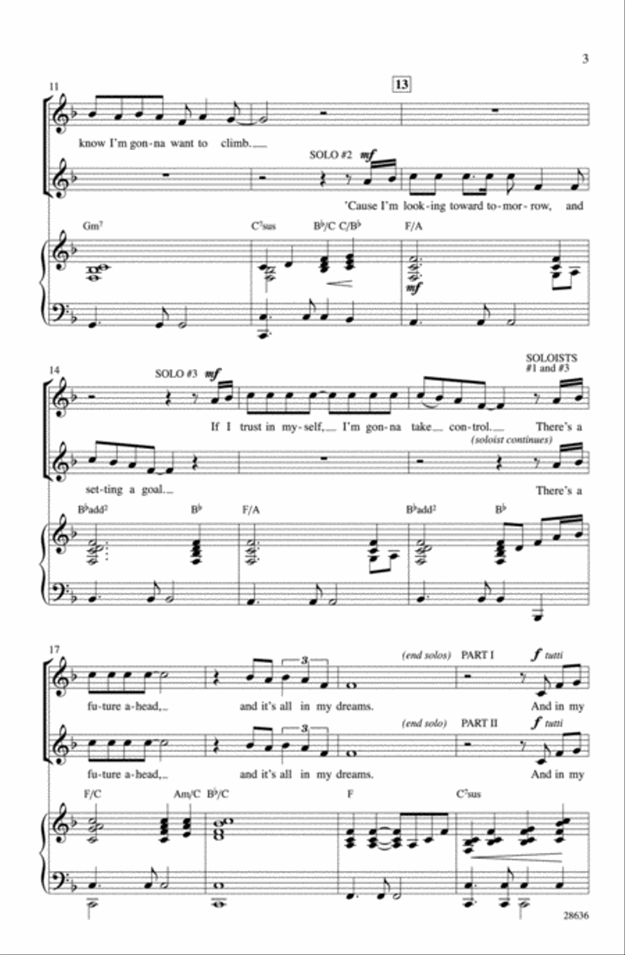 In My Dreams In My Dreams 2-Part scores gallery preview page 3