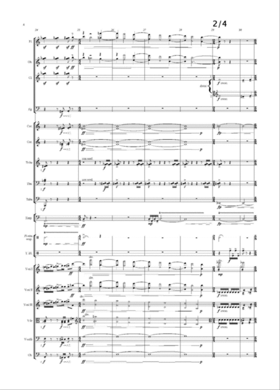 Capriccio for symphonic orchestra (score and instrumental parts) Full Orchestra scores gallery preview page 6