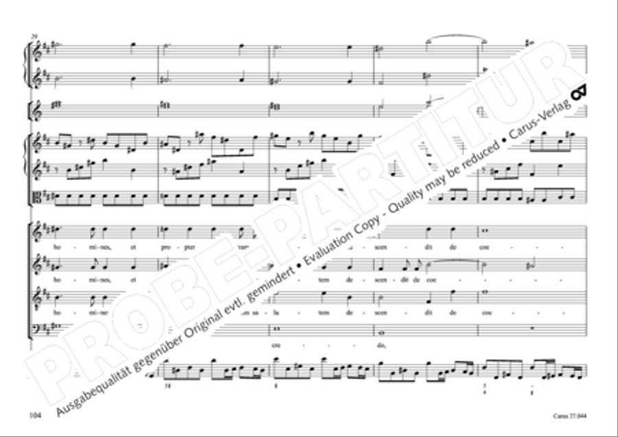 Messa per il Santissimo Natale 4-Part scores gallery preview page 95