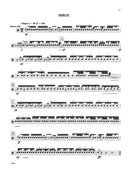 Modern Classic Solos for Snare Drum by Saul Goodman Percussion - Sheet Music