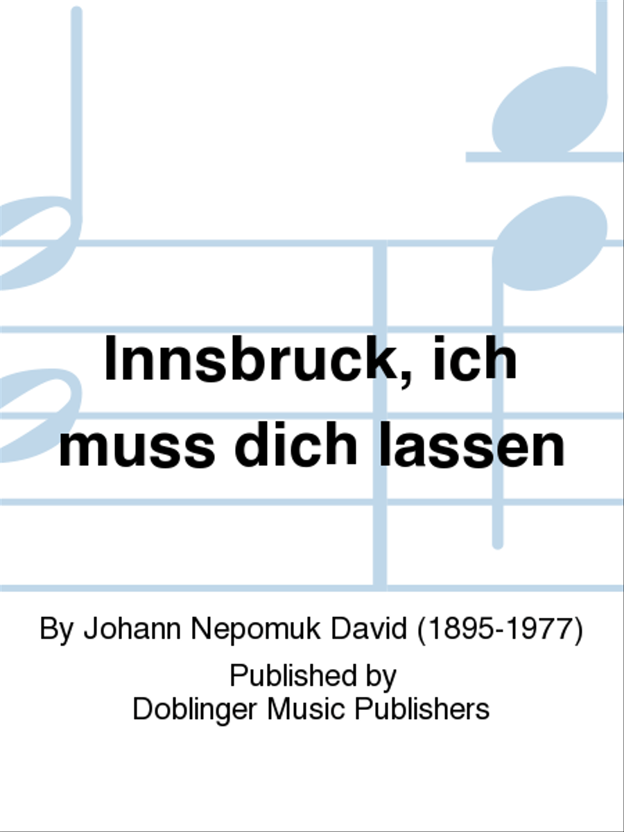 Innsbruck, ich muss dich lassen Organ scores gallery preview page 1
