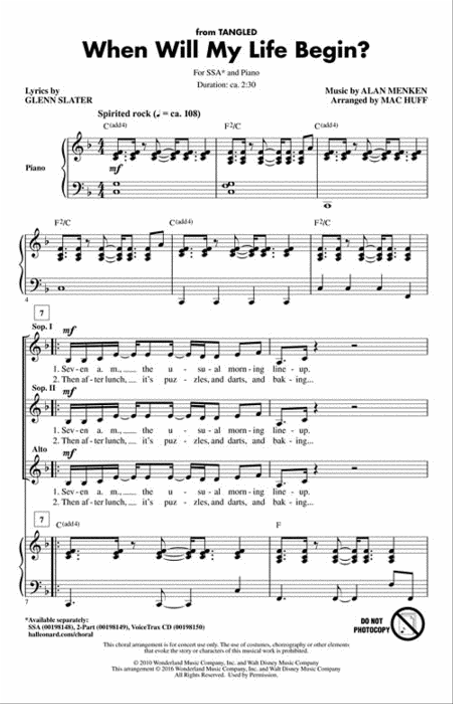 <br>Sheet music extract