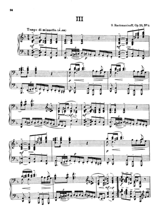 Rachmaninoff: Ten Preludes, Op. 23