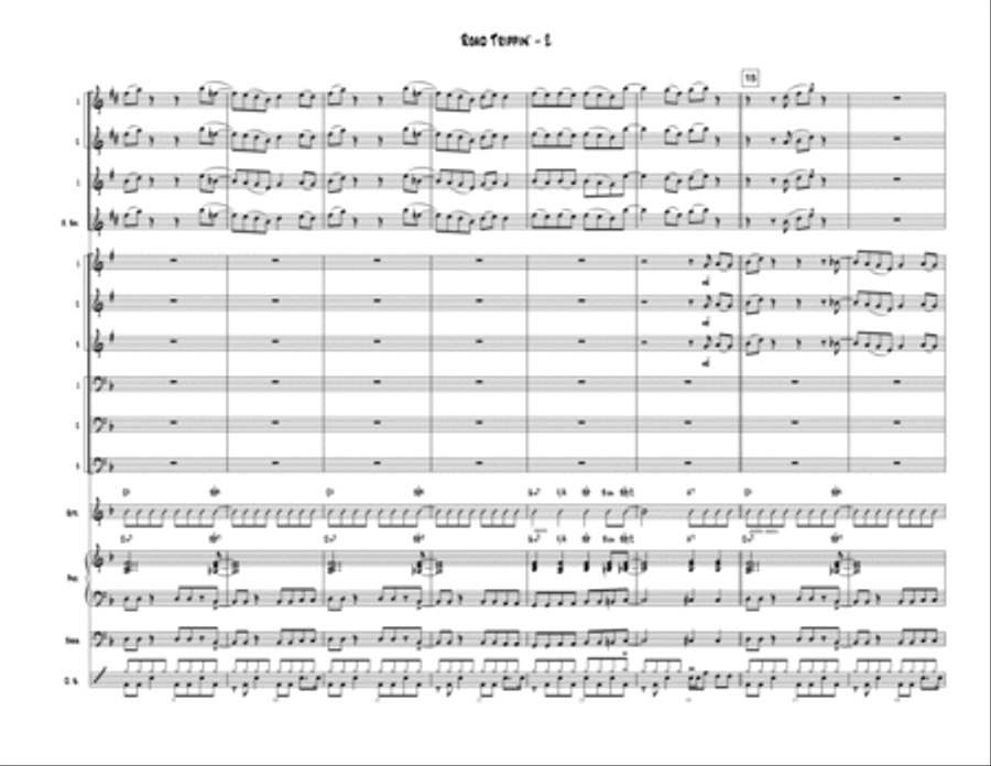 Road Trippin' Road Trippin' Jazz Ensemble scores gallery preview page 3