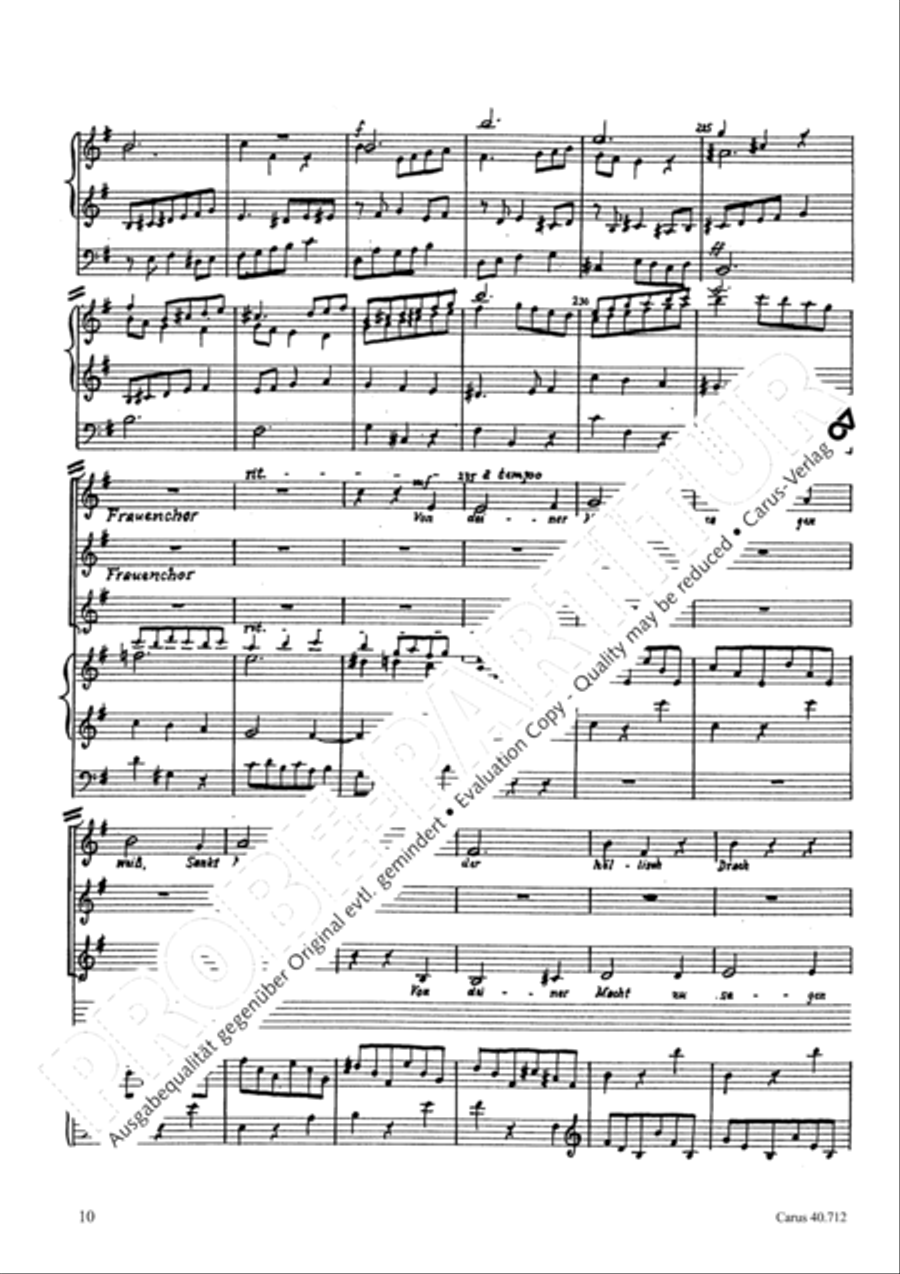 Unuberwindlich starker Held SSA scores gallery preview page 11