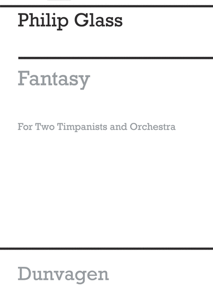 Concerto Fantasy For Two Timpanists And Orchestra