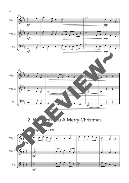 Carols for Three - Fifteen Traditional Carols for String Trio image number null