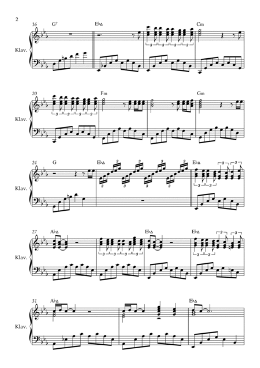 Slow Dancing In The Dark Slow Dancing In The Dark Piano Solo scores gallery preview page 2
