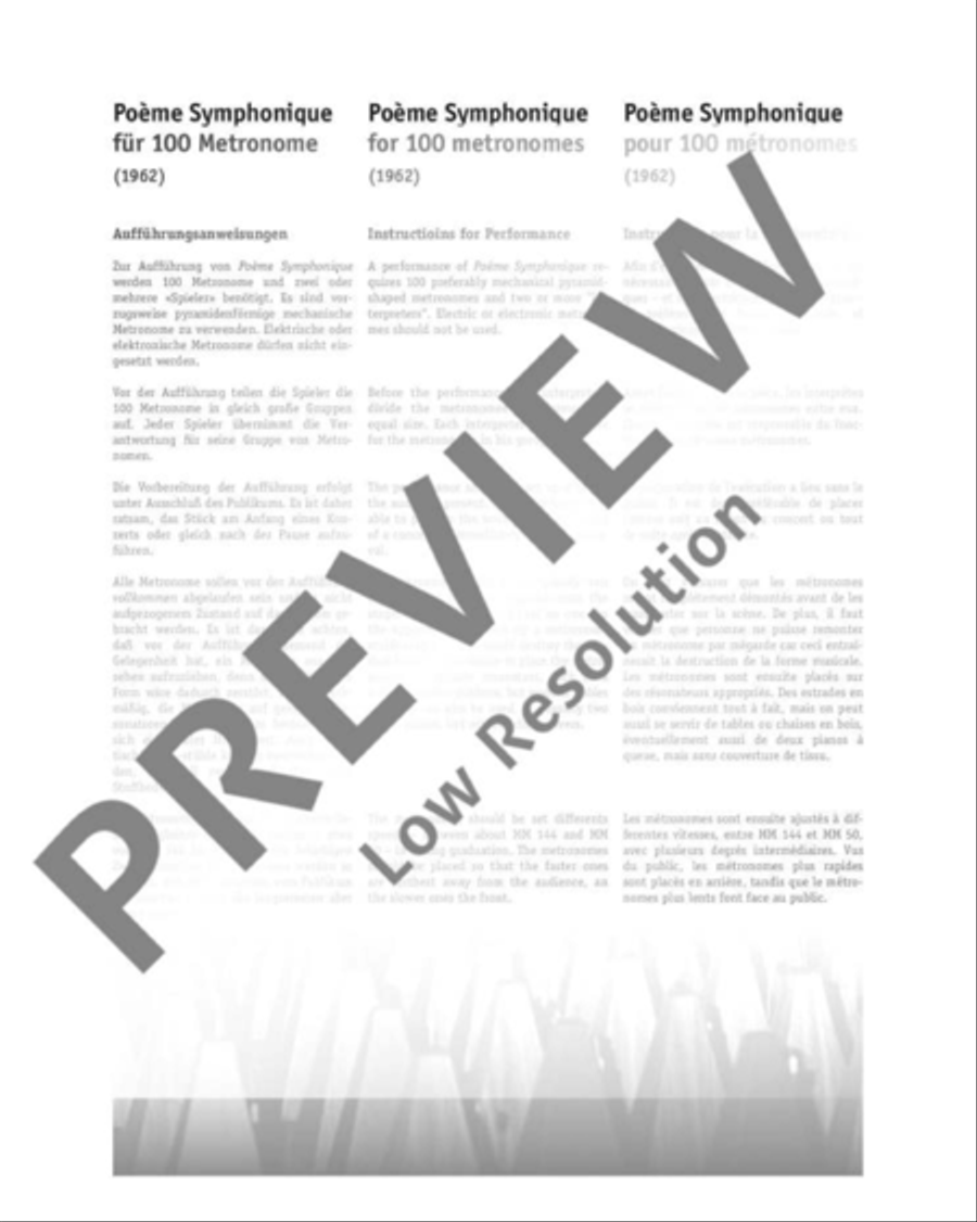 Poème Symphonique Score scores gallery preview page 4