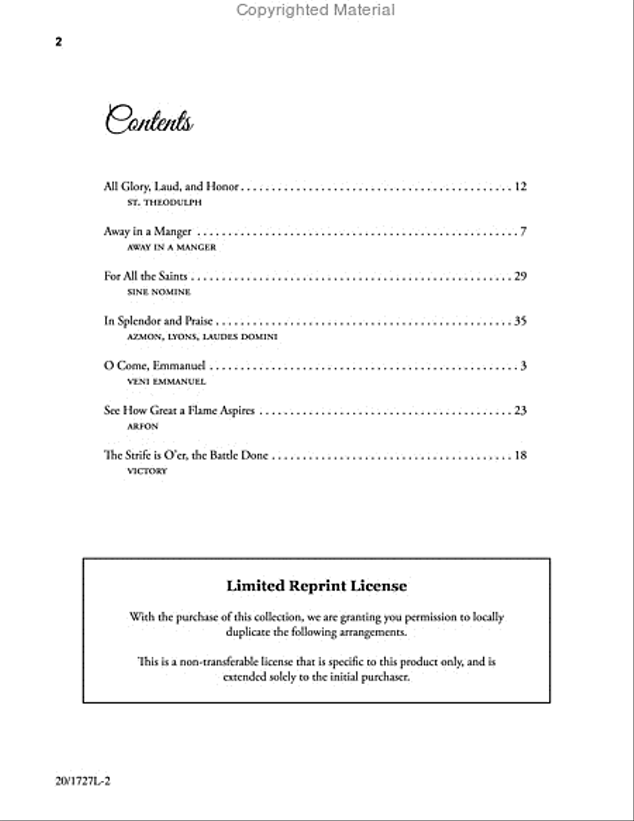 Celebrating the Seasons Celebrating the Seasons 3-Octaves scores gallery preview page 2