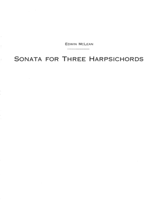 Sonata for Three Harpsichords