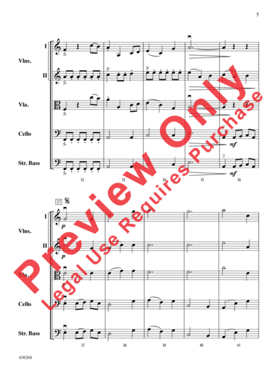 Iroquois Journey String Orchestra scores gallery preview page 6