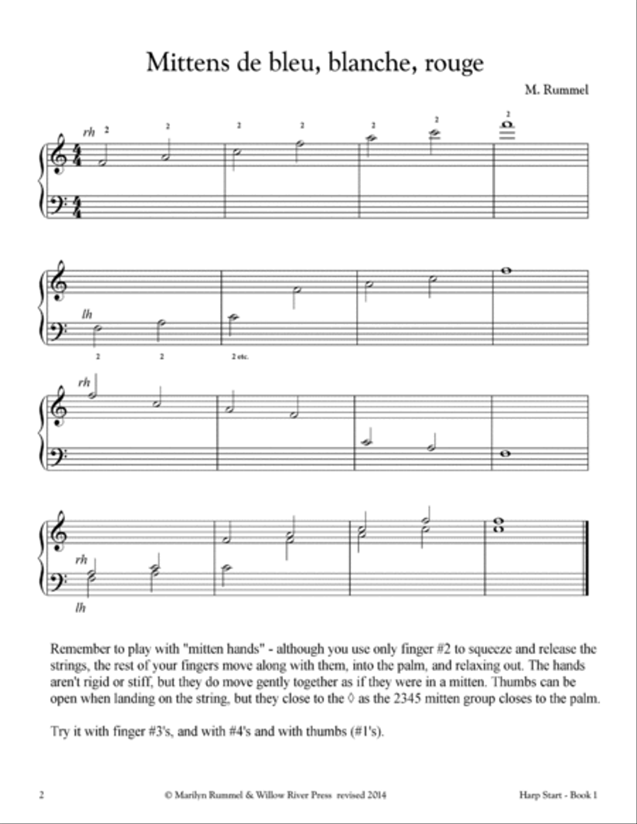 Harp Start Book 1 Harp scores gallery preview page 6