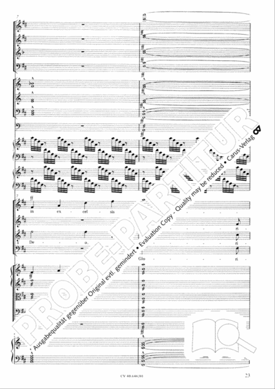 Mass in A Major (2 versions) STB scores gallery preview page 34