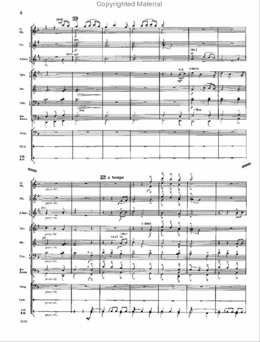 Ashton Overture Concert Band scores gallery preview page 6
