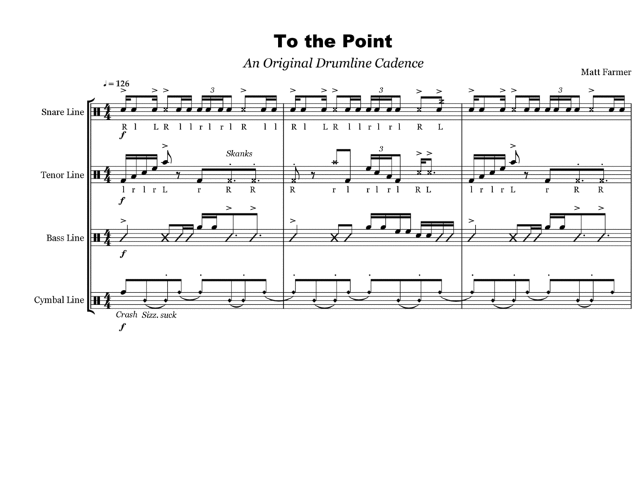 To the Point: Drumline Cadence image number null