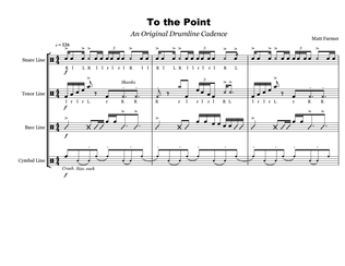 To the Point: Drumline Cadence