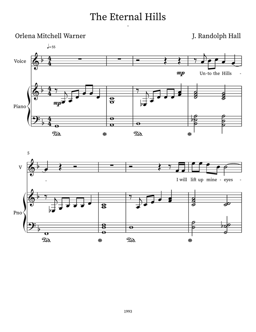 The Eternal Hills Voice scores gallery preview page 1