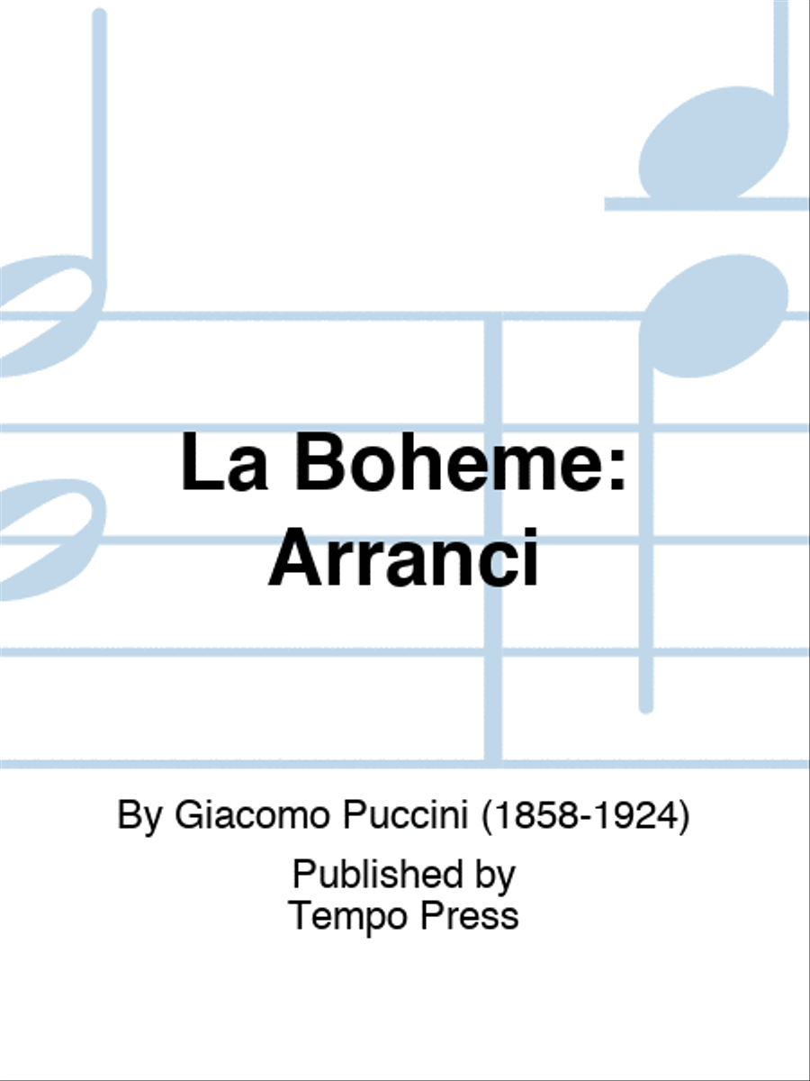 BOHEME, LA: Arranci BOHEME, LA: Arranci Set of Parts scores gallery preview page 1