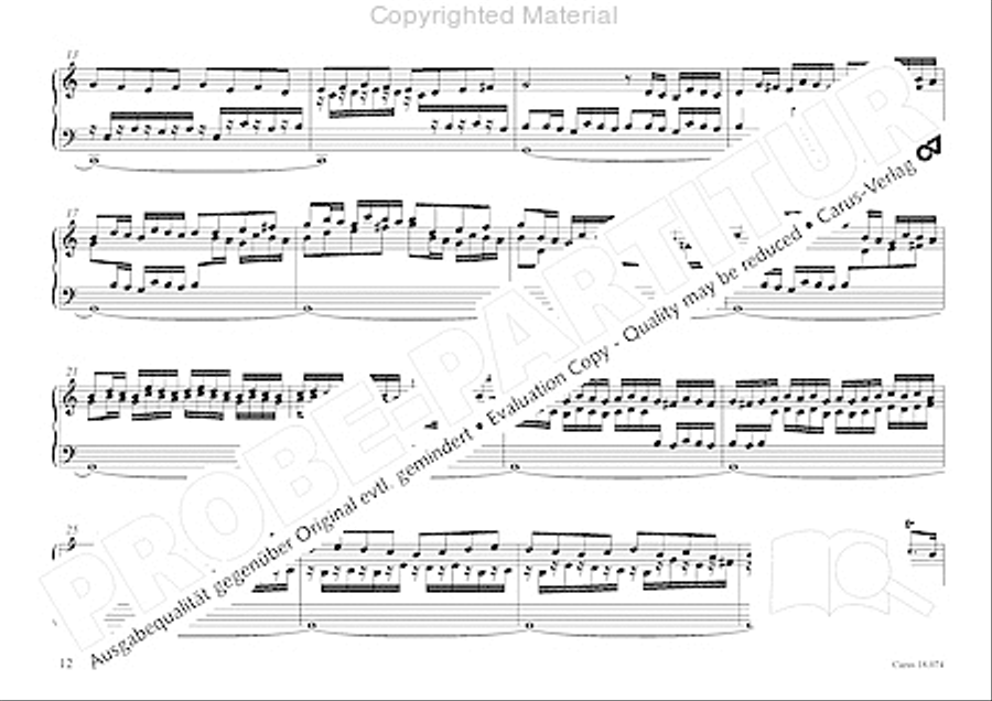 Organo pleno. Orgelstucke zum Ein- und Auszug Organ Solo scores gallery preview page 20