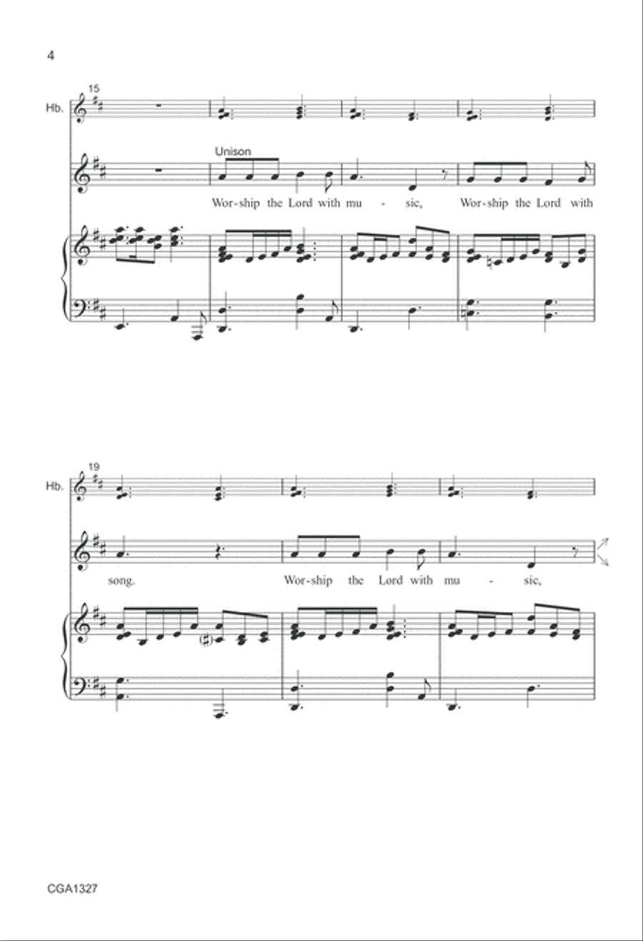 Cantate! Sing to the Lord! Choir scores gallery preview page 4