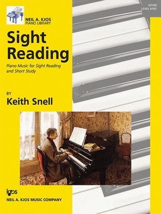 Book cover for Piano Music For Sight Reading & Short Study Lv9