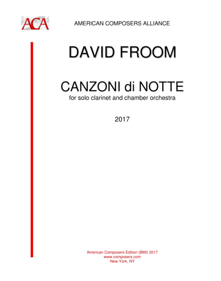[Froom] Canzon di Notte