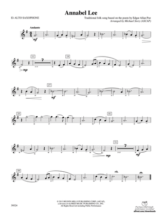 Annabel Lee: E-flat Alto Saxophone