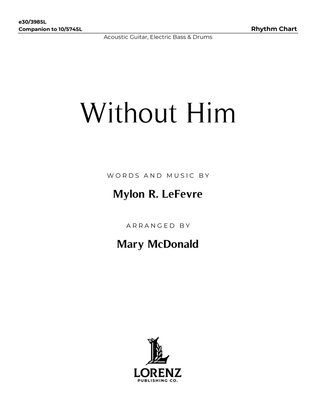 Without Him - Downloadable Rhythm Chart