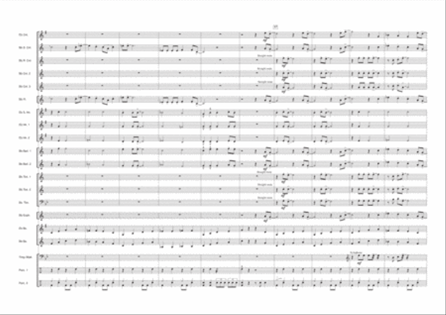 Crazy Little Thing Called Love Brass Band scores gallery preview page 3