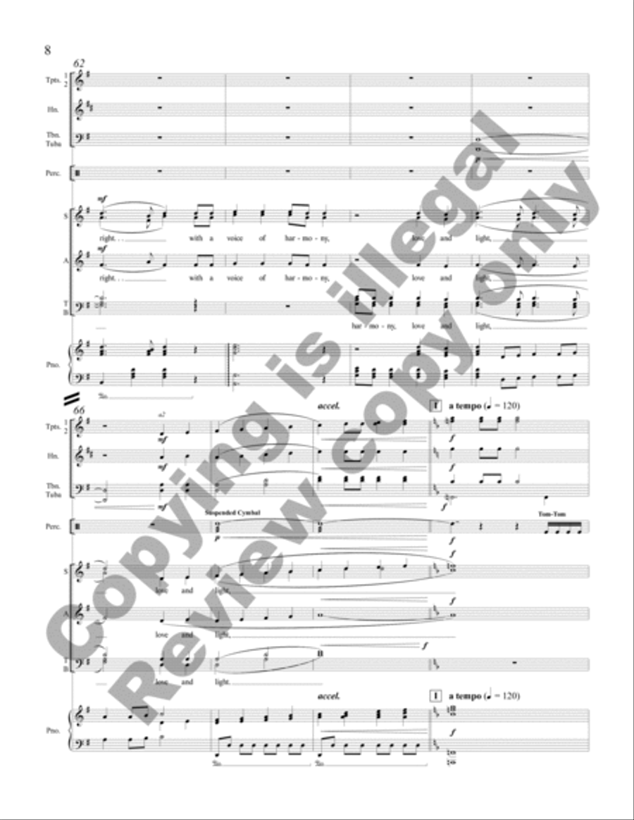 The Gift to Be Free (Full Score) Choir scores gallery preview page 6