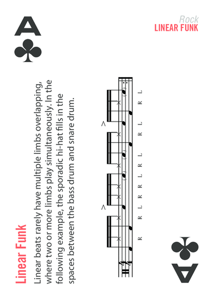 Alfred's Music Playing Cards -- Drumset Rhythms