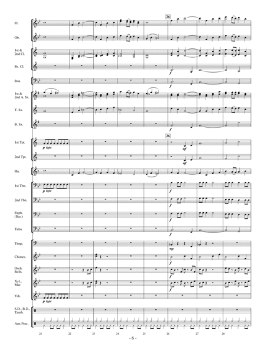Andromeda Concert Band scores gallery preview page 5