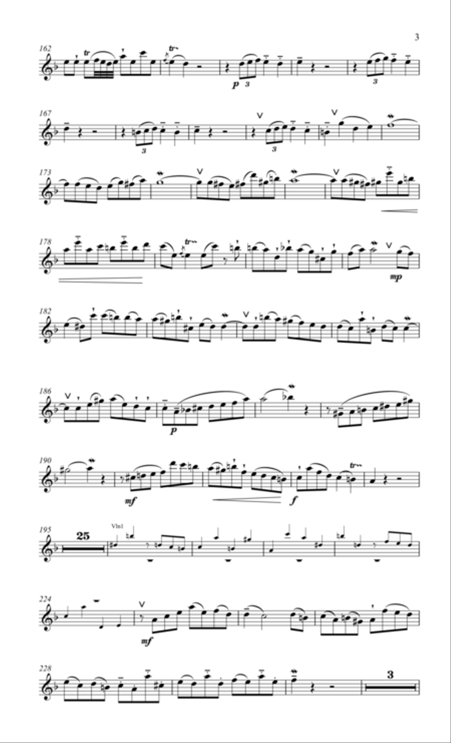 Bach, CPE Concerto for flute in D minor String Orchestra scores gallery preview page 4