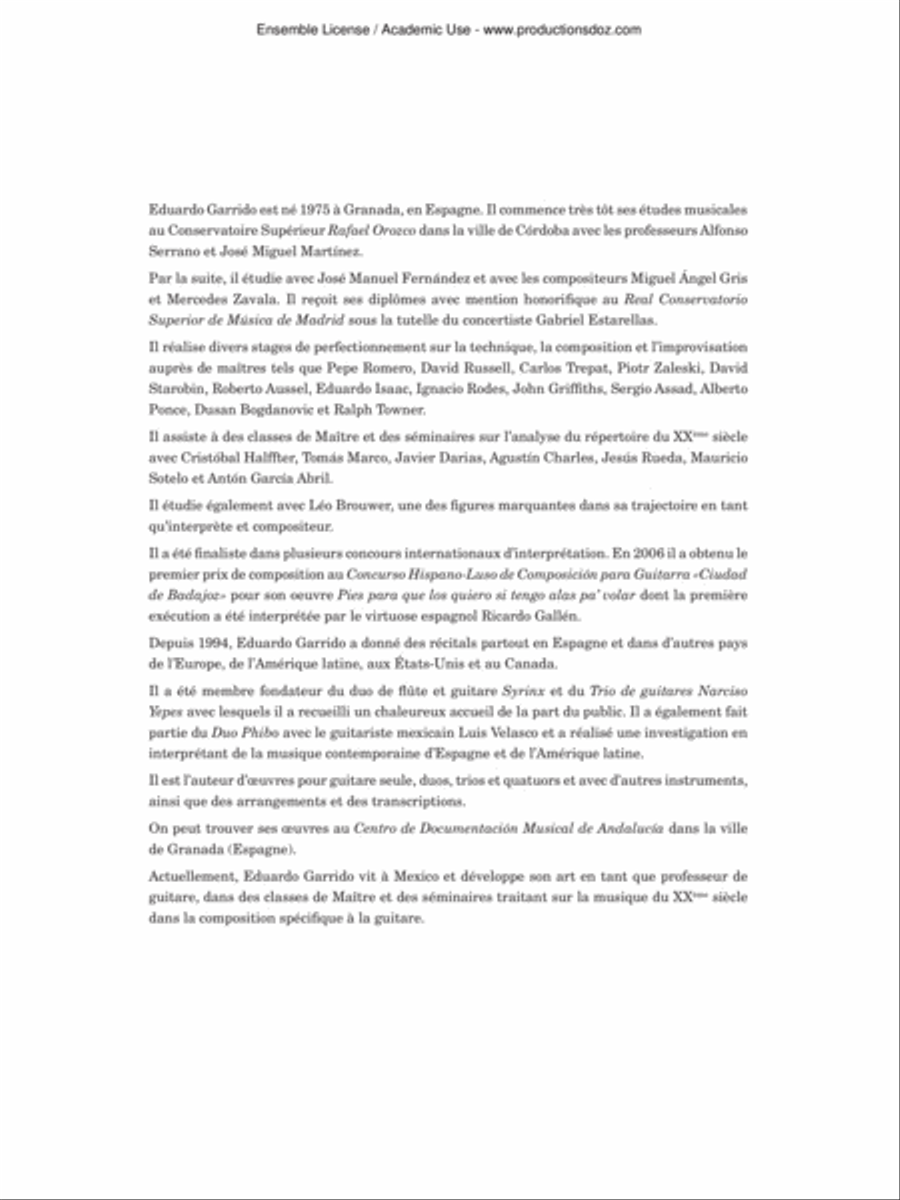 Homenaje a Leo Brouwer Classical Guitar scores gallery preview page 2